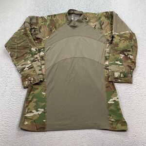 US Army Combat Shirt Men's Size Large Flame Resistant Camo Team Soldier